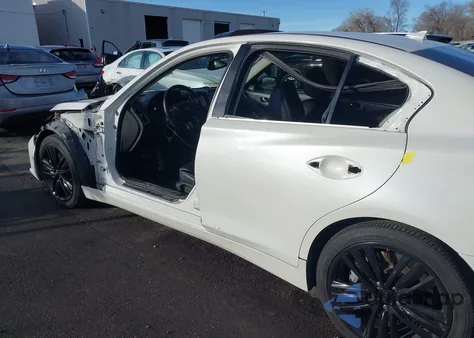 2017 Infiniti Q50 3.0T Sport из США, поврежденный, VIN JN1EV7AR2HM833464